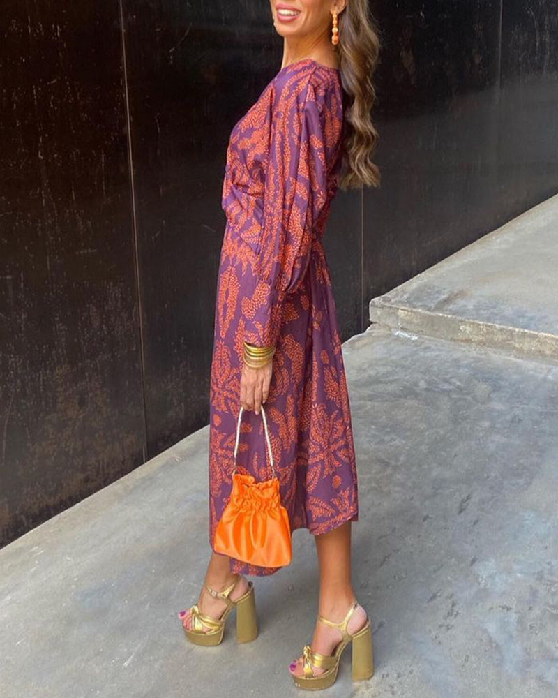 Women's Wedding Guest A-Line Maxi Dress