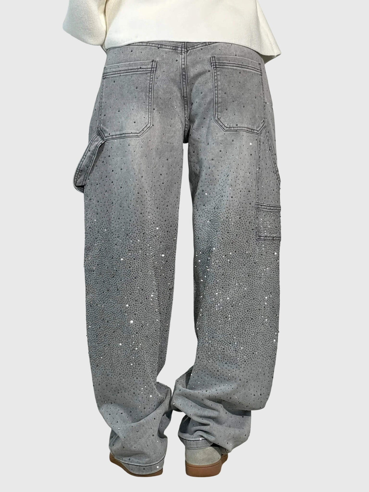Women's Sparkling Diamond Jeans
