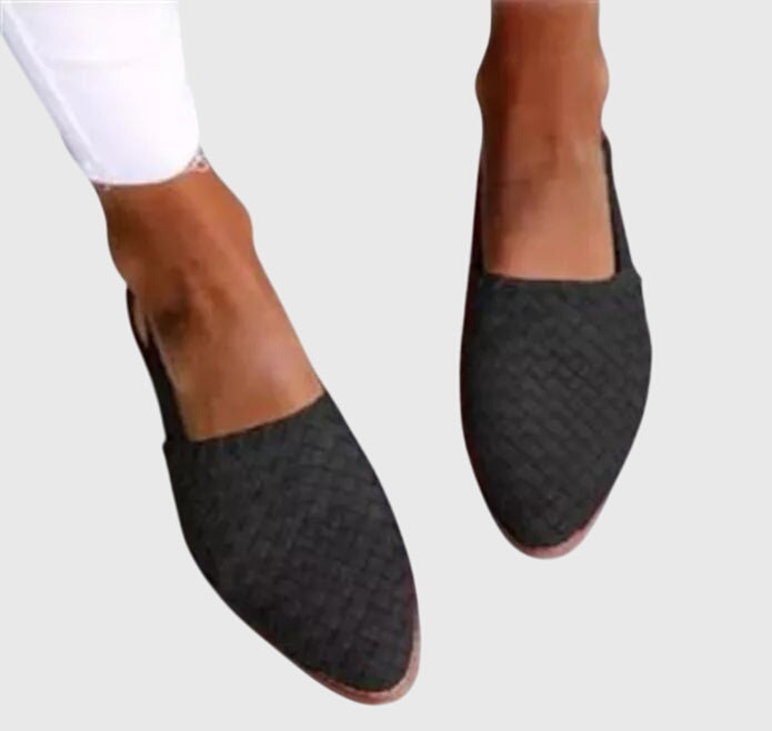 Women's Woven Slip-On Flat Shoes