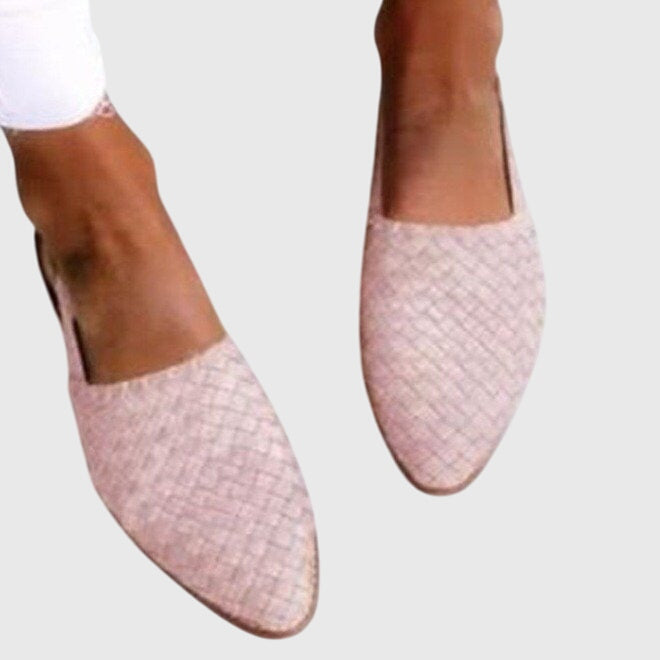 Women's Woven Slip-On Flat Shoes