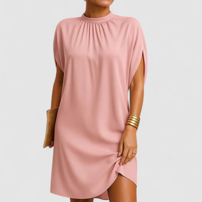 Women's Minimalistic Loose-Fitting Shift Dress Shorts