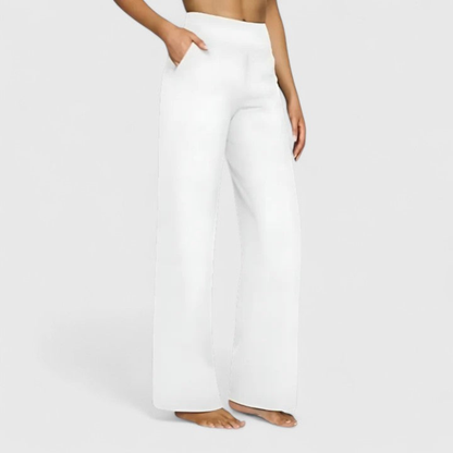 Women's High-Waisted Wide-Leg Pants