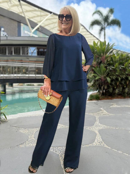 Women's Summer Two-Piece Pants Set