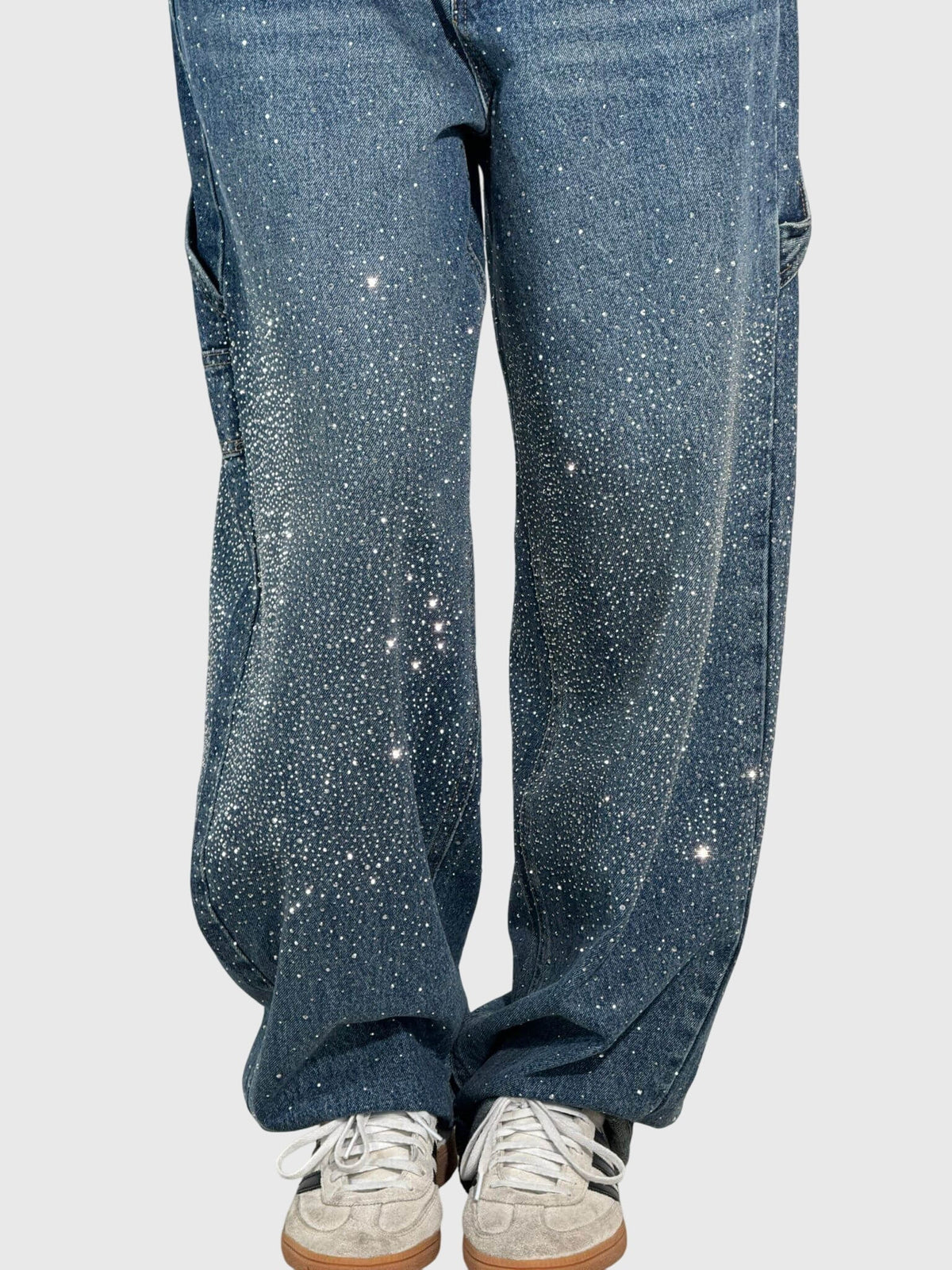 Women's Sparkling Diamond Jeans