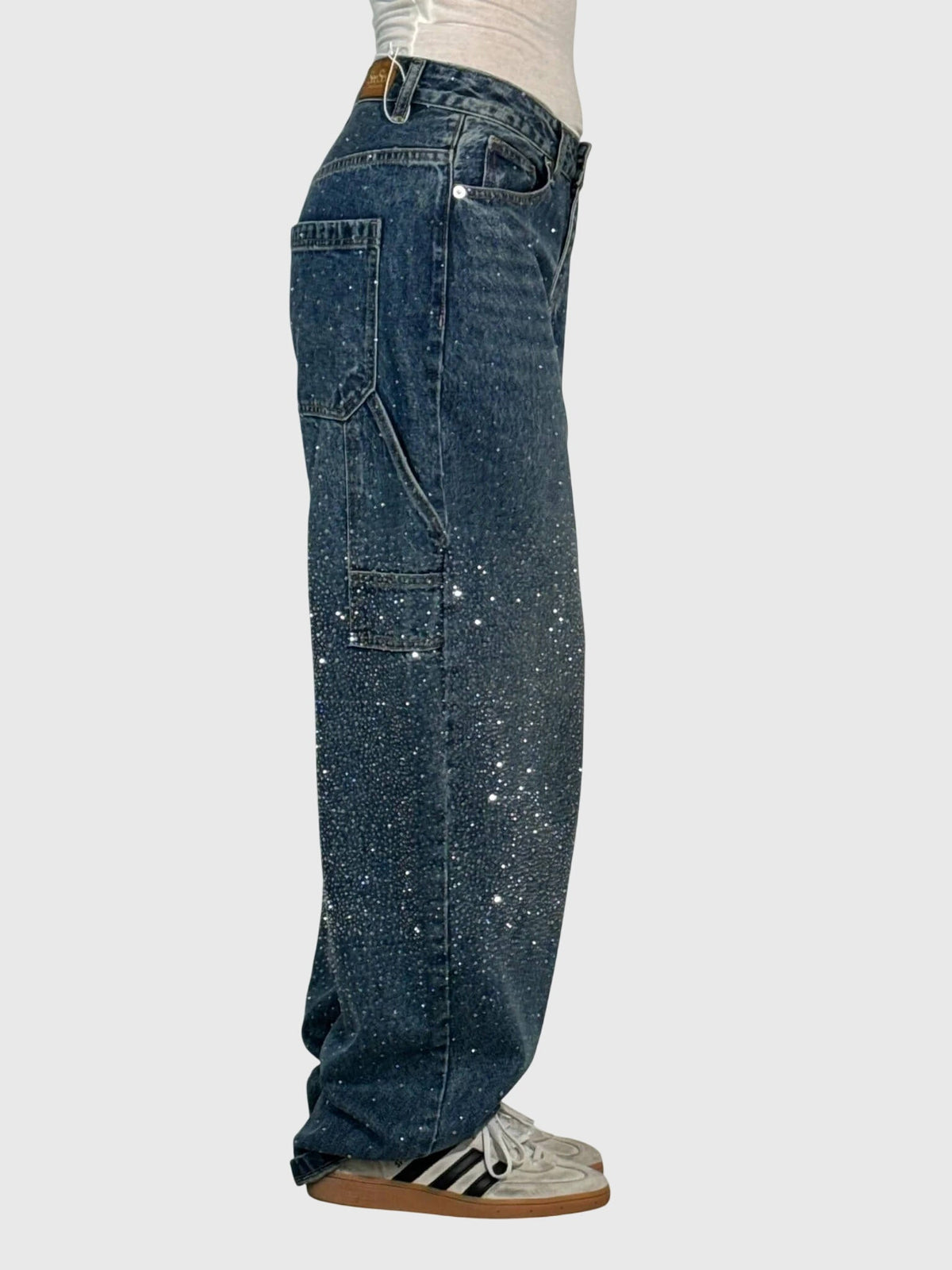 Women's Sparkling Diamond Jeans