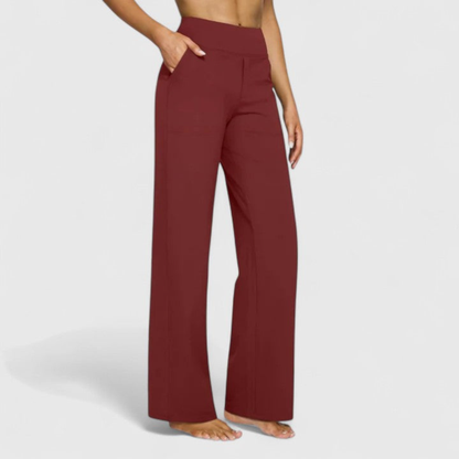Women's High-Waisted Wide-Leg Pants