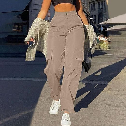 Women's High-Waisted Street Cargo Pants