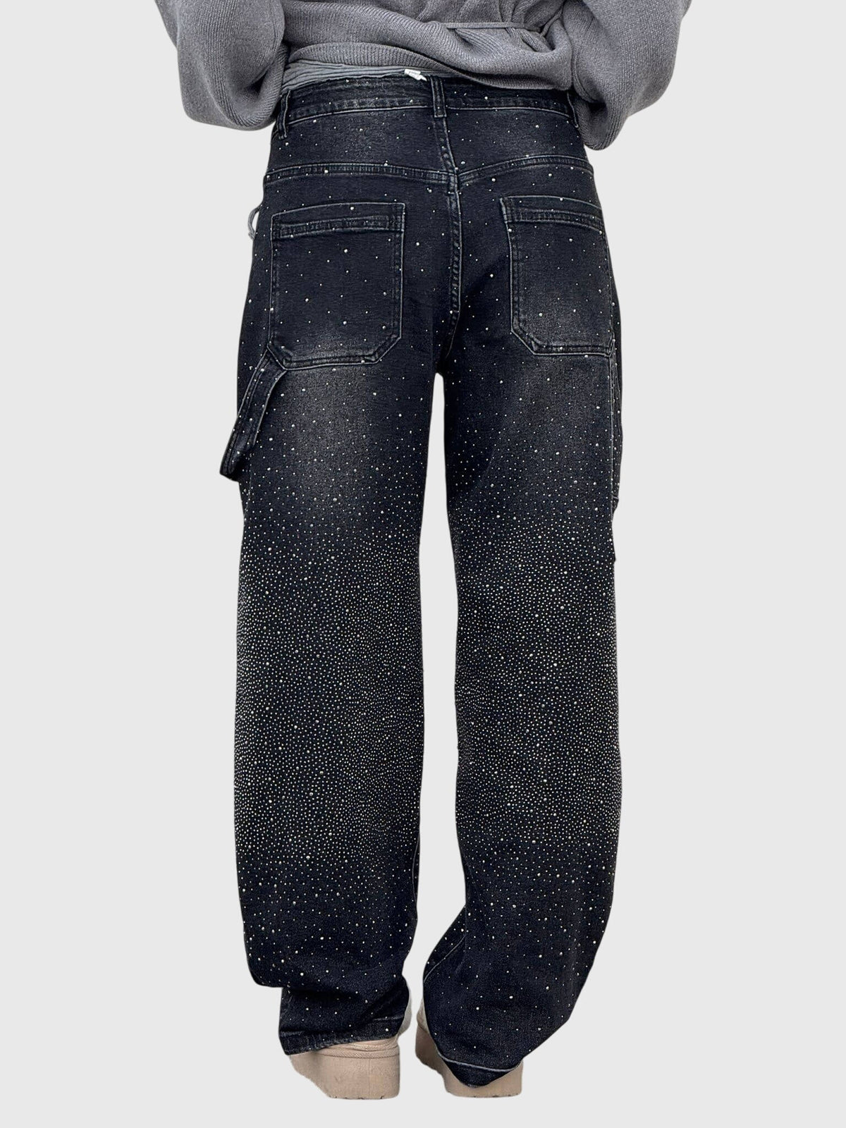 Women's Sparkling Diamond Jeans