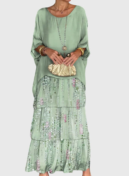 Women's Boho Layered Maxi Shorts Dress