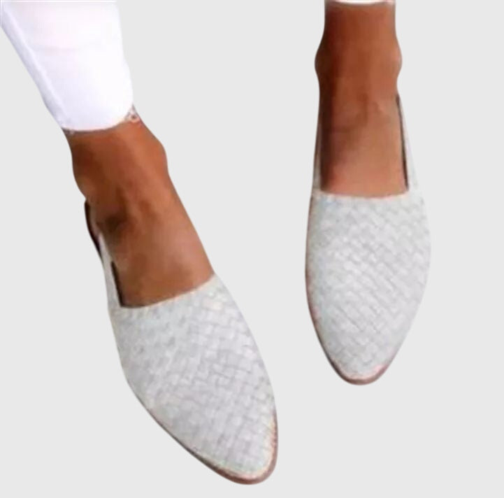 Women's Woven Slip-On Flat Shoes