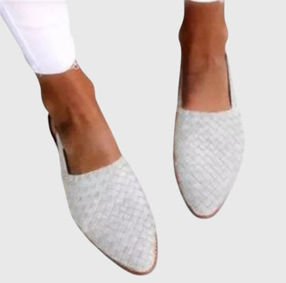 Women's Woven Slip-On Flat Shoes