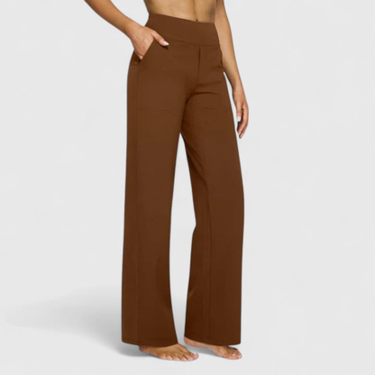 Women's High-Waisted Wide-Leg Pants
