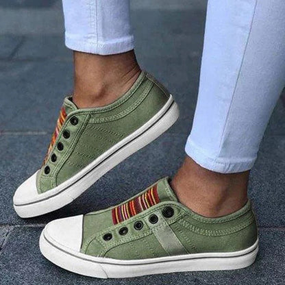 Women's Casual Slip-On Canvas Sneakers