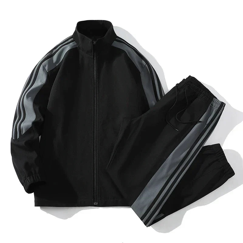 Men's Jogger Set with Zipper Jacket