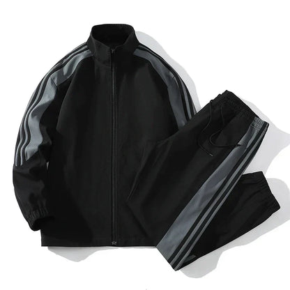 Men's Jogger Set with Zipper Jacket