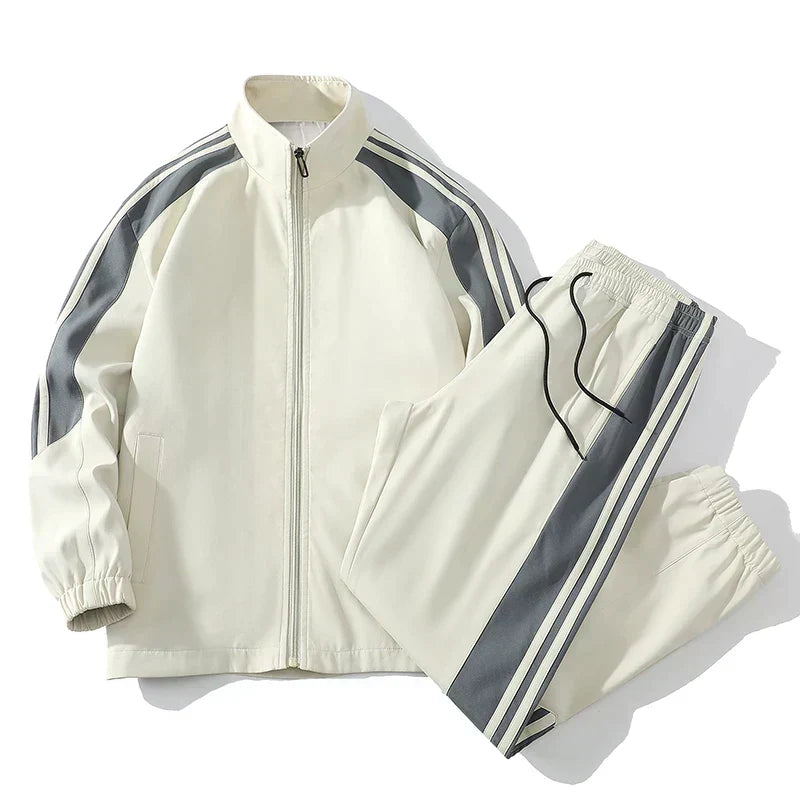 Men's Jogger Set with Zipper Jacket