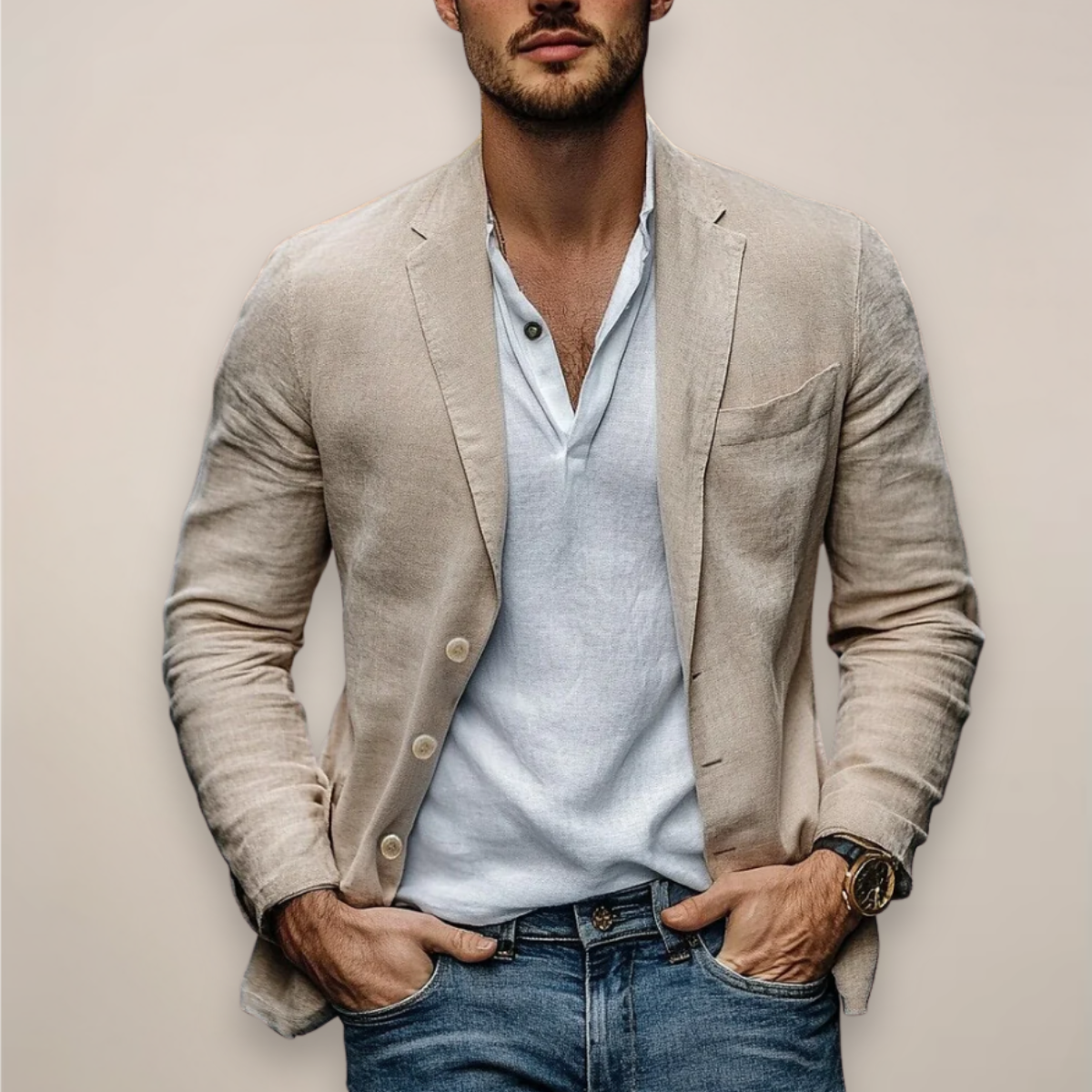 Men's Casual Blazer Summer Style Modern