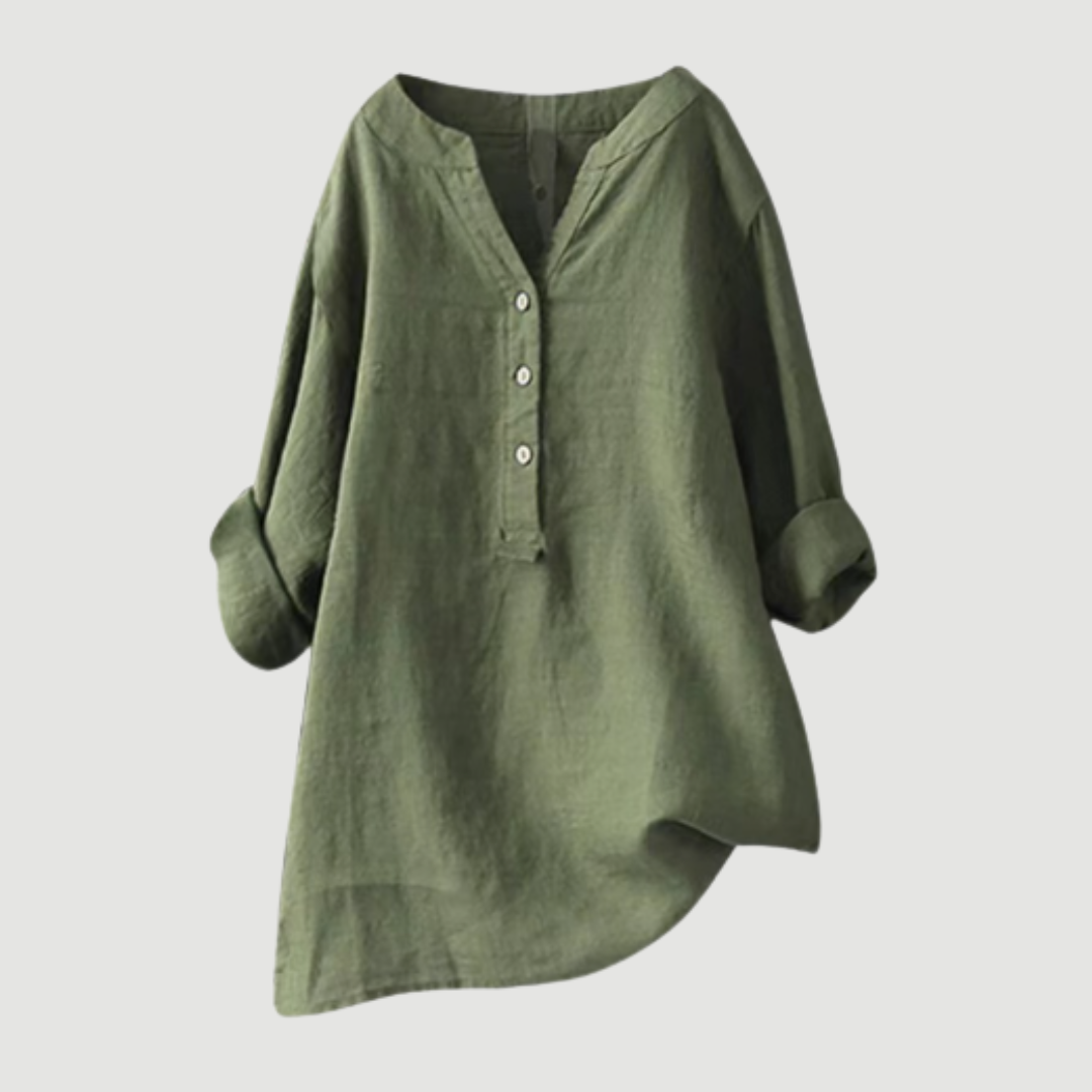 Women's Shirt with Buttons and Relaxed Fit