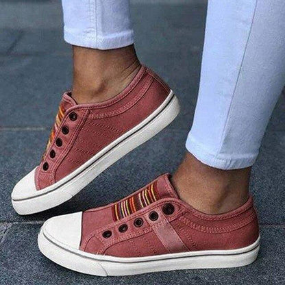 Women's Casual Slip-On Canvas Sneakers
