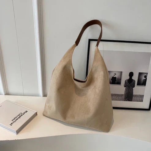 Women's Fashionable Suede Hobo Bag