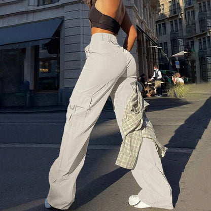 Women's High-Waisted Street Cargo Pants