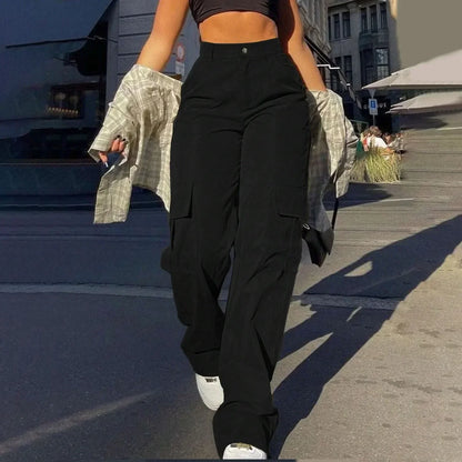 Women's High-Waisted Street Cargo Pants