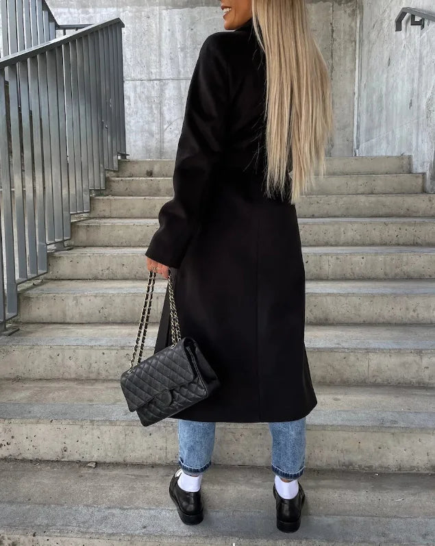 Women's Classic Long Trench Coat