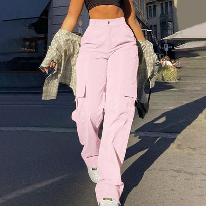 Women's High-Waisted Street Cargo Pants