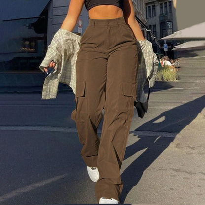 Women's High-Waisted Street Cargo Pants