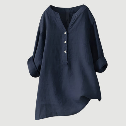 Women's Shirt with Buttons and Relaxed Fit