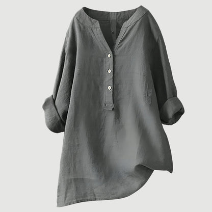 Women's Shirt with Buttons and Relaxed Fit