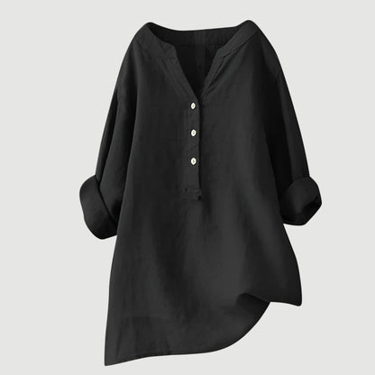 Women's Shirt with Buttons and Relaxed Fit