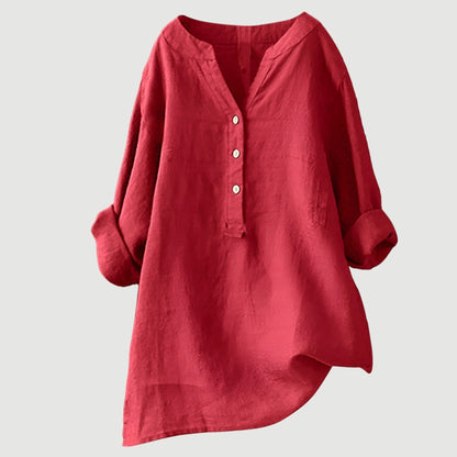 Women's Shirt with Buttons and Relaxed Fit
