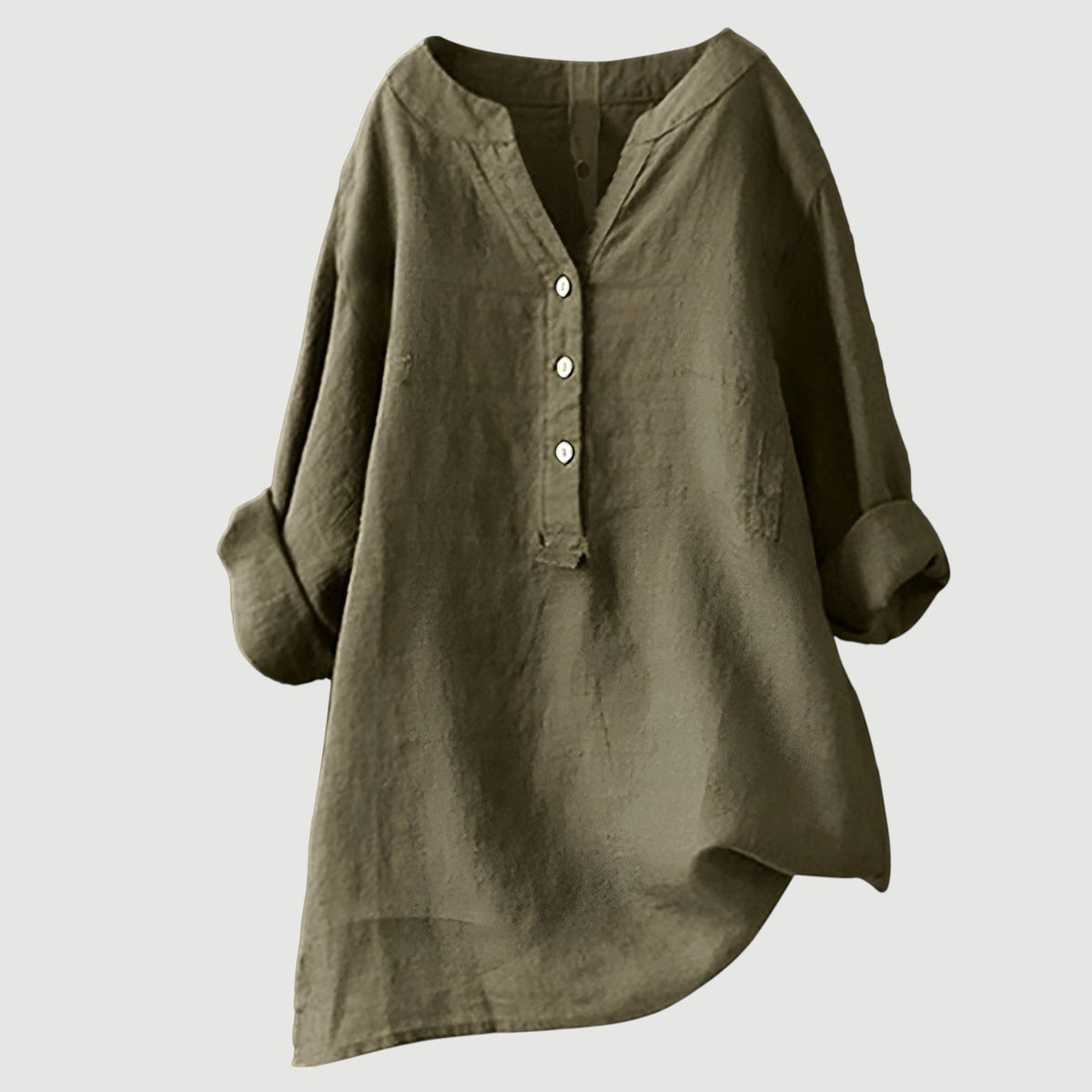 Women's Shirt with Buttons and Relaxed Fit