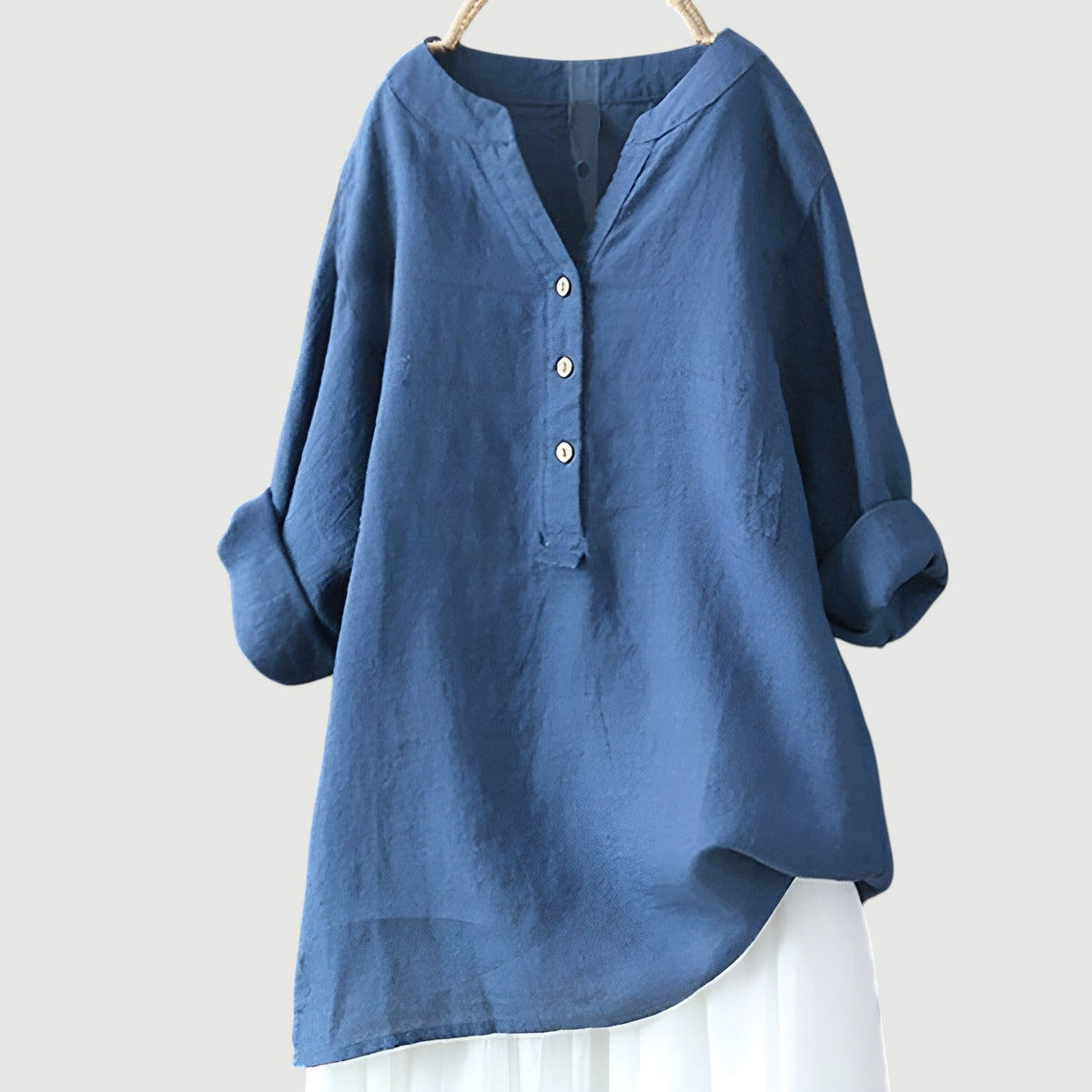 Women's Shirt with Buttons and Relaxed Fit