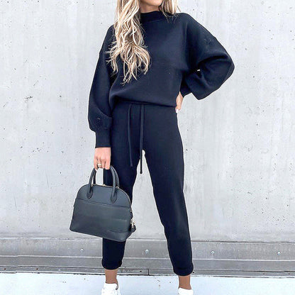 Women's Two-Piece Relaxed Loungewear Set