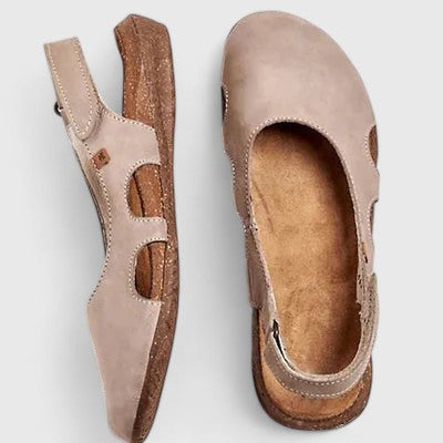 Women's Slingback Shoes with Open Side