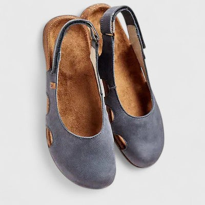 Women's Slingback Shoes with Open Side