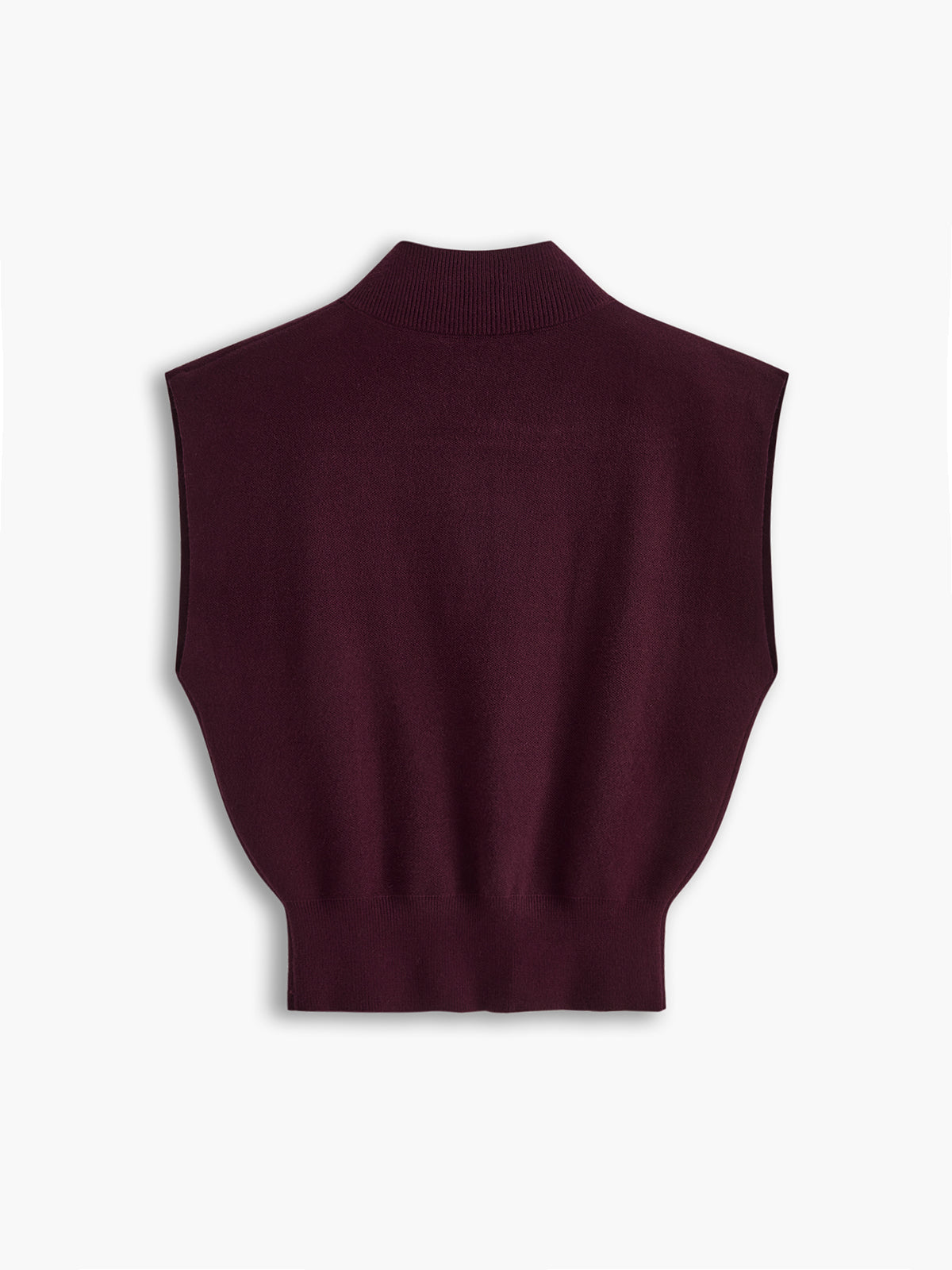 Women's Casual Top with Mock Neck and Short Sleeves