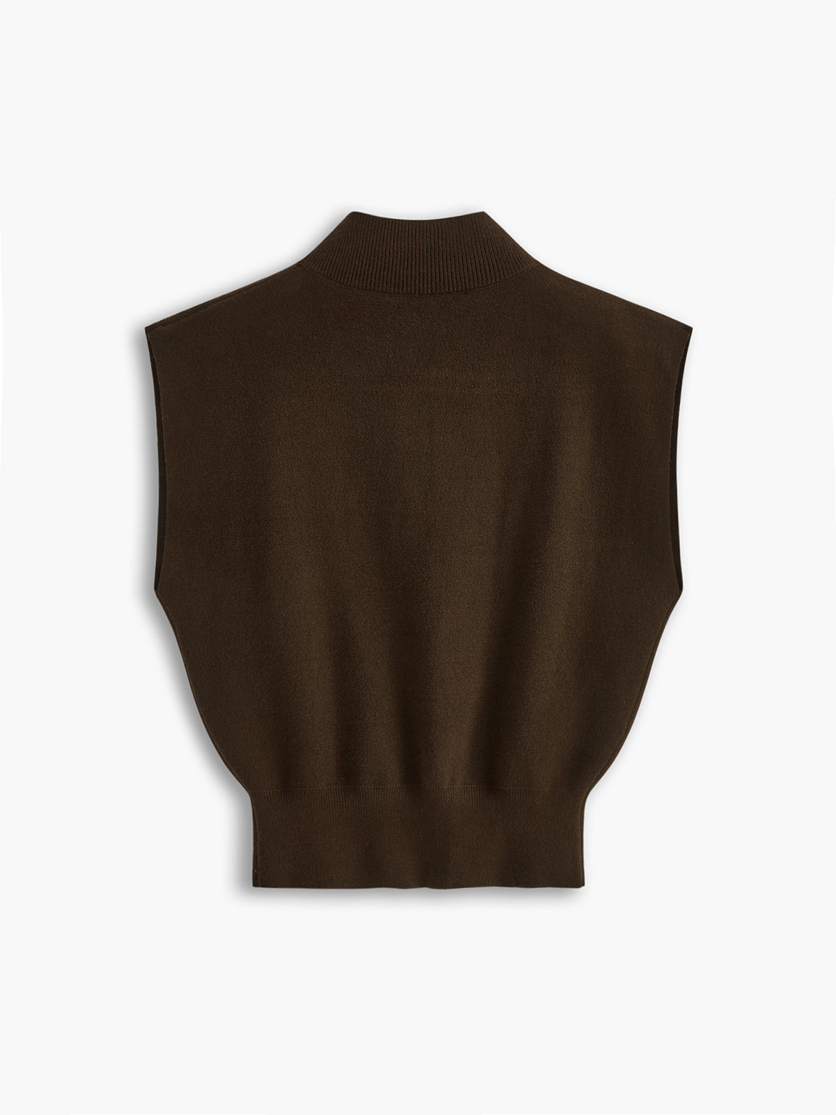 Women's Casual Top with Mock Neck and Short Sleeves