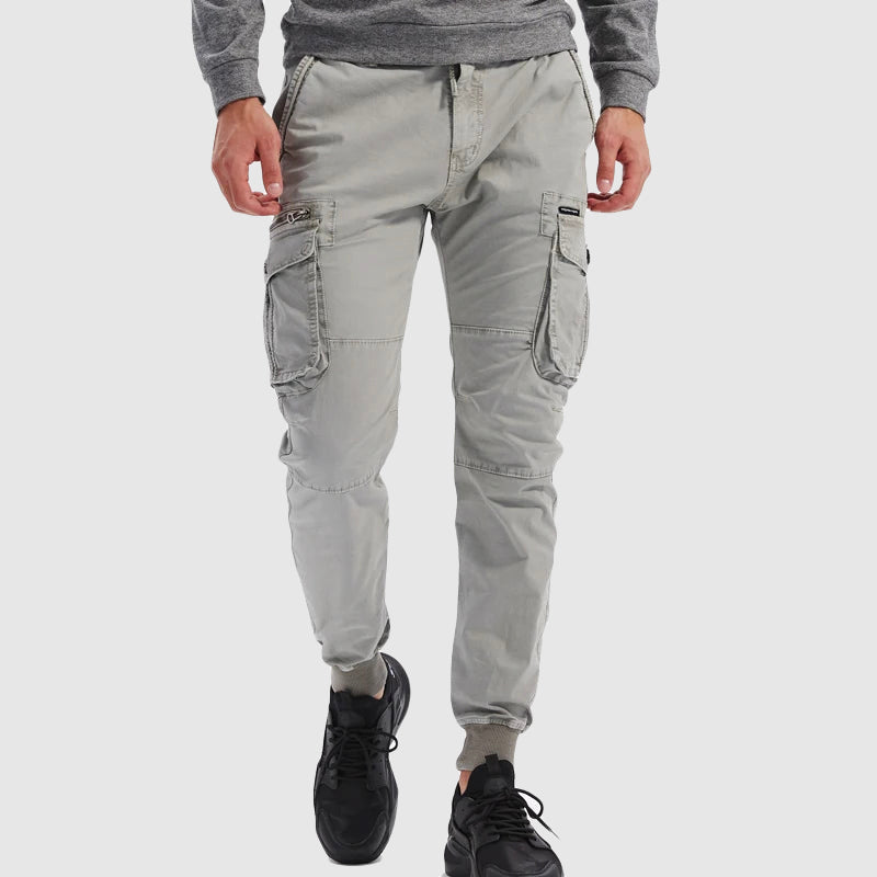 Men's Slim Fit Cargo Pants with Pockets