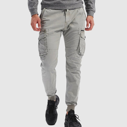Men's Slim Fit Cargo Pants with Pockets