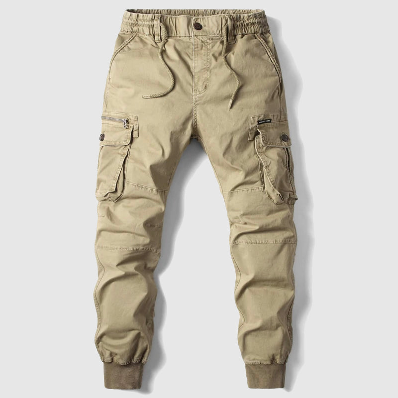 Men's Slim Fit Cargo Pants with Pockets