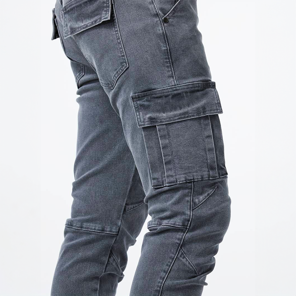 Men's Slim Fit Cargo Pants with Pockets