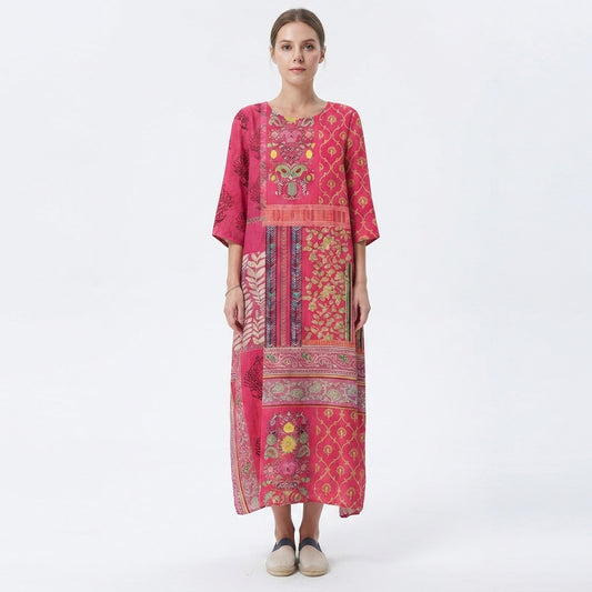 Women's Summer Ethnic Bohemian Maxi Dress