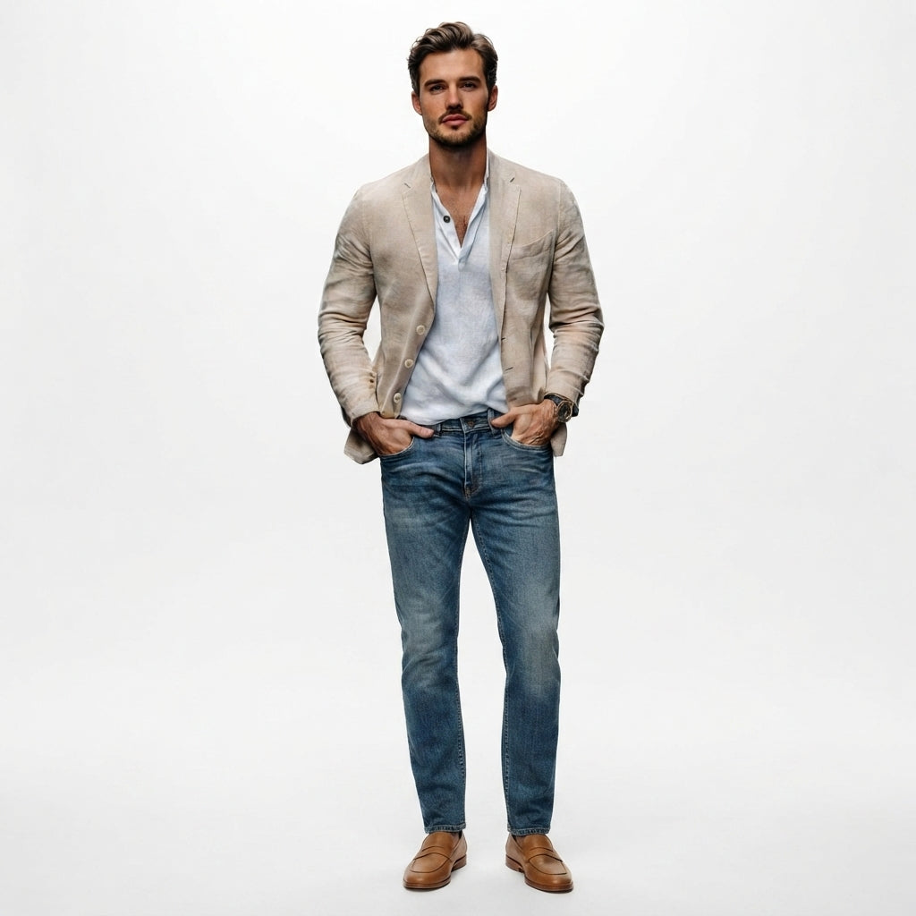 Men's Casual Blazer Summer Style Modern