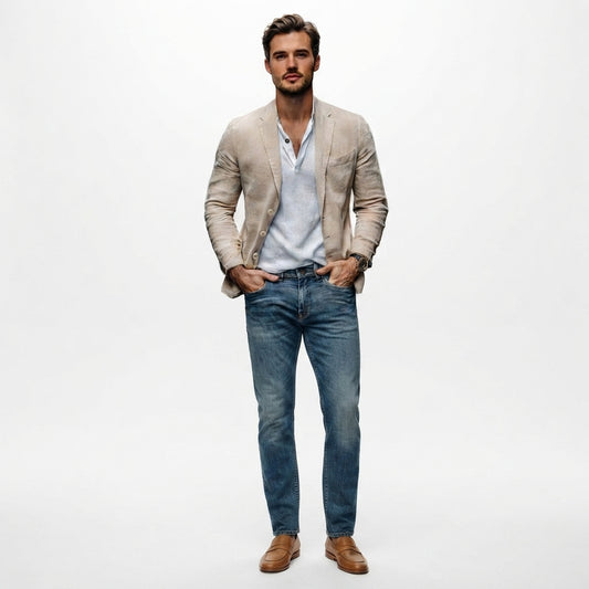 Men's Casual Blazer Summer Style Modern