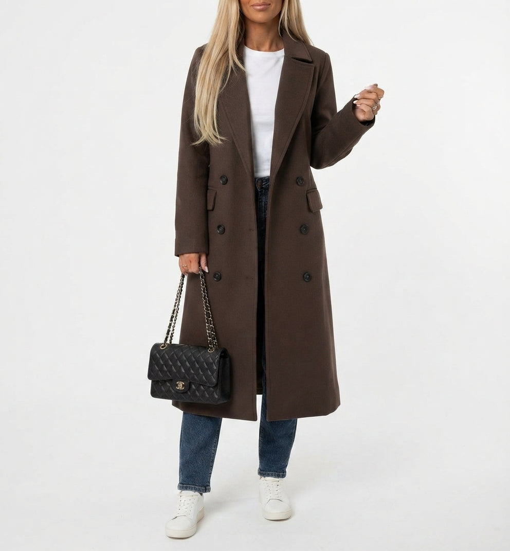 Women's Classic Long Trench Coat