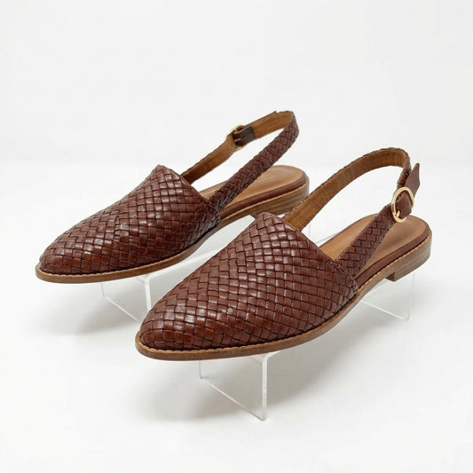 Women's Spring Woven Slingback Ballet Flats