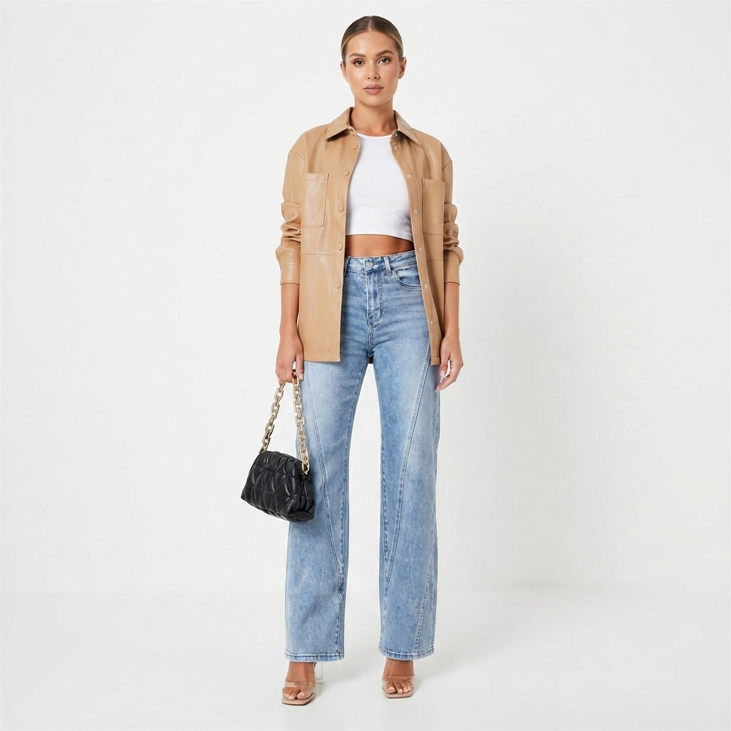 Women's Classic Straight Denim Jeans